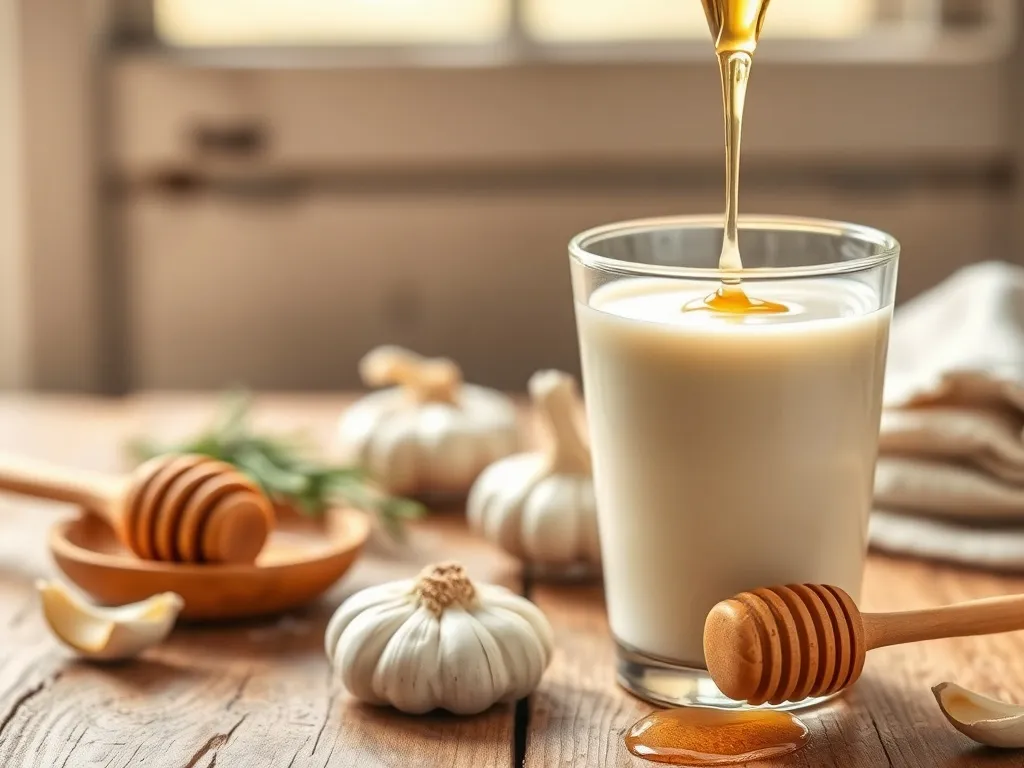 Mleko z miodem i czosnkiem: zdrowotne właściwości i przepisy